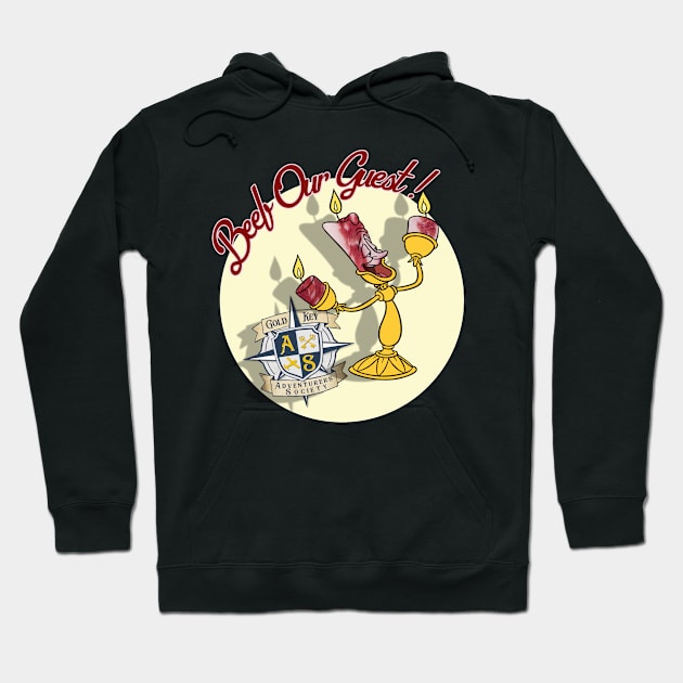 GKAS- Beef our Guest Hoodie by GoldKeyAdventurersShop